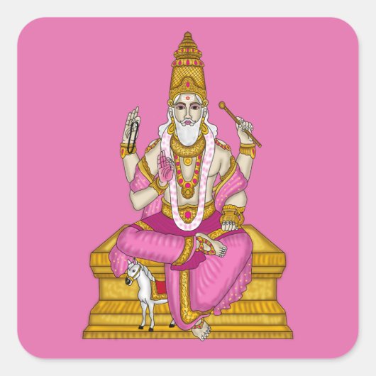 Lord Shukra Dev Sticker (Voorkant)