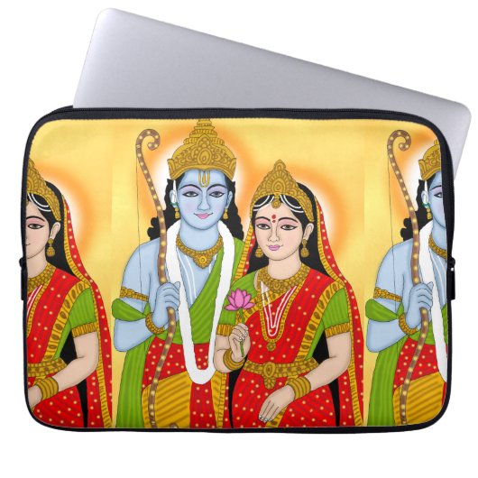 Lord Sita Ram Laptop Case – Divine Protection for (Devant)