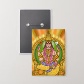 Lord Sun (Surya) Astrologie Knop Button (Voorkant / Achterkant)