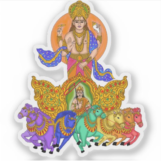 Lord Surya Sticker (Devant)