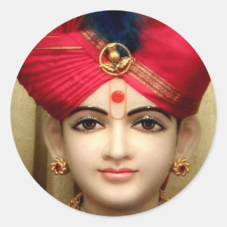 Lord Swaminarayan Ronde Sticker