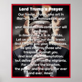 Lord Trumps gebed voor MAGA Poster (Voorkant)