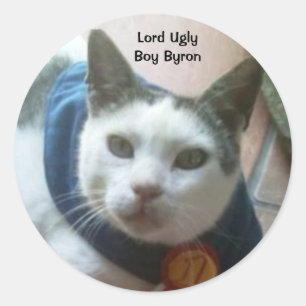 LORD UGLY BOY BYRON STICKKERS RONDE STICKER