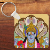 Lord Vishnu Keychain (Voorkant)