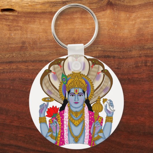 Lord Vishnu Keychain (Voorkant)