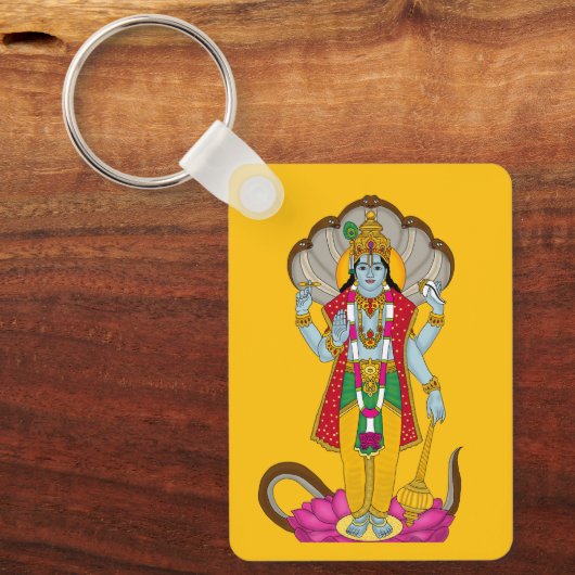 Lord Vishnu Keychain (Voorkant)