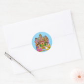 Lord Vishnu Satyanarayan Sticker (Envelop)