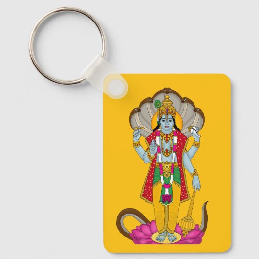 Lord Vishnu-sleutelhanger Sleutelhanger (Voorkant)