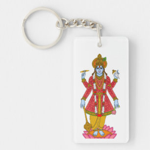 Lord Vishnu-sleutelhanger Sleutelhanger