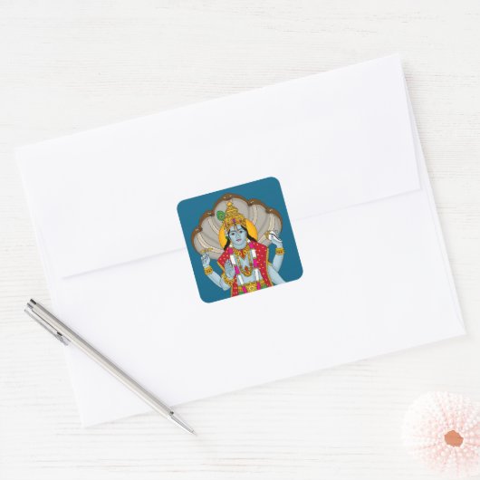 Lord Vishnu Sticker (Enveloppe)