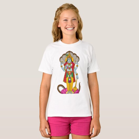 Lord Vishnu T-Shirts (Voorkant volledig)