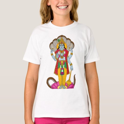Lord Vishnu T-Shirts (Voorkant)