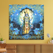 Lord Vishnu - Toile enveloppée (Insitu(Salon))