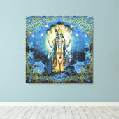 Lord Vishnu - Toile enveloppée (Insitu (Plancher de Bois))