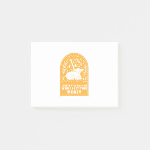 Lord Watch over me terwijl ik dit geld krijg Post-it® Notes