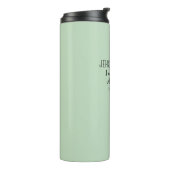  Lord Who Heals Light Green Simple Christian Thermosbeker (Gedraaid links)