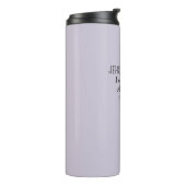 Lord Who Heals Light Purple Simple Christian Thermosbeker (Gedraaid links)