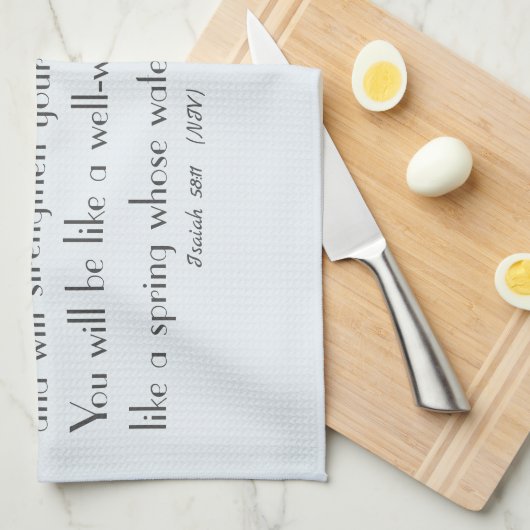 Lord Will zal u bijbelse versie leiden Theedoek (Quarter Fold)