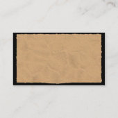 L'ordinateur ouvre le carte de visite (Dos)