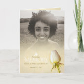 L'ordre funèbre de programme de la crème de (Devant)