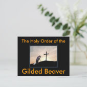 L'Ordre Saint des Cartes Postales de Castor Doré (Debout devant)