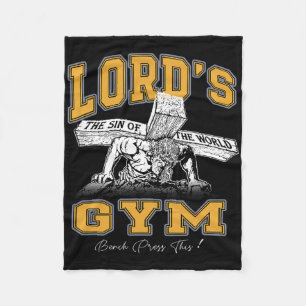 Lord's Lovely Bodybuilder Gym Gewichtheffen Fleece Deken