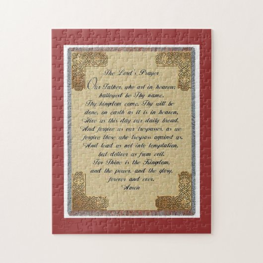 Lords Prayer 18 x 14 Puzzle Legpuzzel (Verticaal)