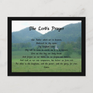 Lord's Prayer bij Wolf Fork Valley Briefkaart