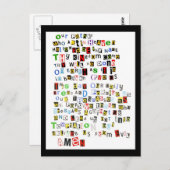 Lord's Prayer Briefkaart (Voorkant / Achterkant)