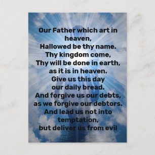 Lord's Prayer Briefkaart