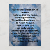 Lord's Prayer Briefkaart (Voorkant)