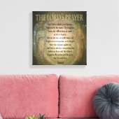 Lord's Prayer Canvas Afdruk (Insitu (Woonkamer))