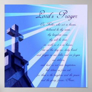 Lord's Prayer Design Poster
