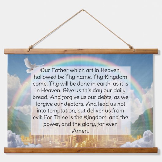 Lord's Prayer Hangend Wandkleed (Voorkant)