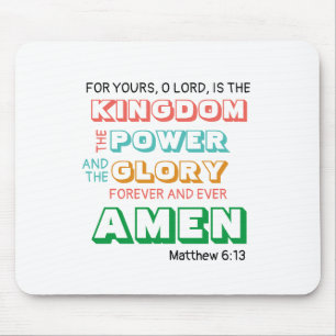 Lord's Prayer KINGDOM POWER GLORY Modern Christeli Muismat