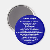 Lord's Prayer Magnet - Blauw Magneet (Voorkant / Achterkant)