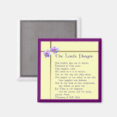 Lord's Prayer Magnet Magneet (Voorkant / Achterkant)