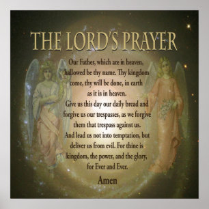 Lord's Prayer Poster