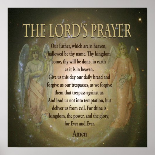 Lord's Prayer Poster (Voorkant)