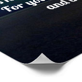 Lord's Prayer Schilderachtig Christelijk Poster (Hoek)