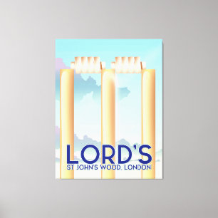 Lord's St John's Wood, Londen Canvas Afdruk