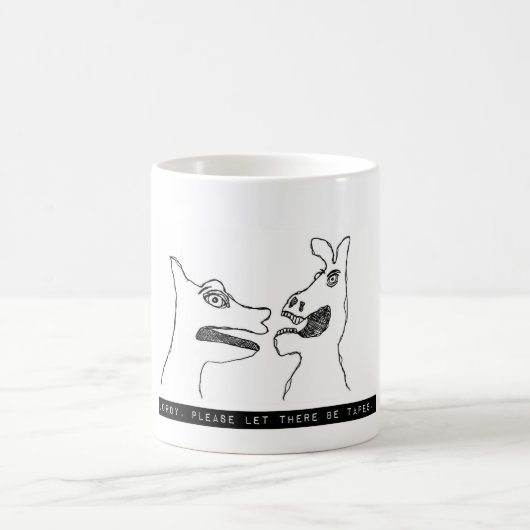 Lordy avec la tasse de bande de 1975 étiquettes (Centre)