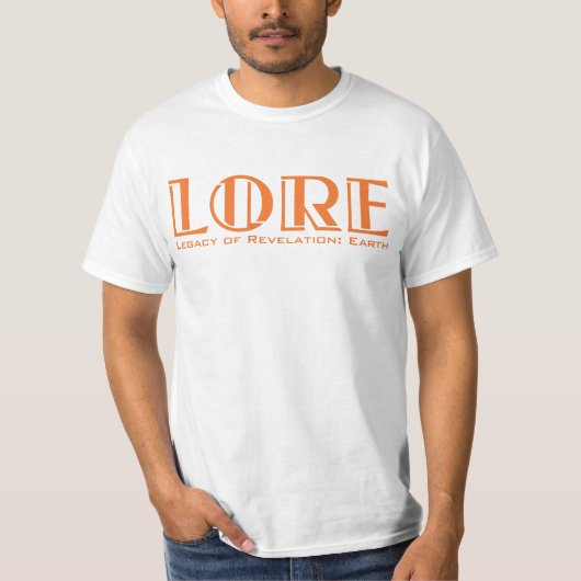 LORE T-Shirt, White T-shirt (Voorkant)