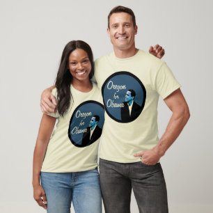 L'Orégon pour le T-shirt de bleu d'Obama