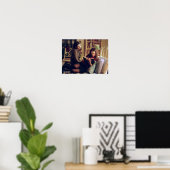 Lorelai en Rory in slaapkamer Poster (Thuiskantoor)