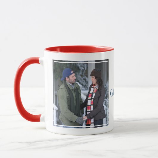 Lorelai & Luke Holding Hands in de sneeuw Mok (Links)