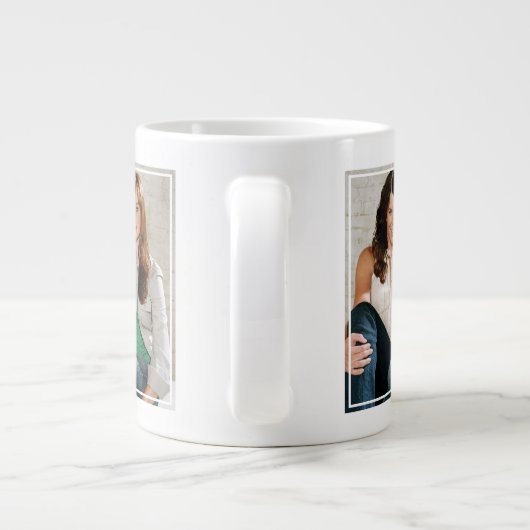 Lorelai & Rory Sitting Portrait Extra Grote Beker (Achterkant)