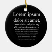 Lorem Ipsum Keramisch Ornament (Voorkant)