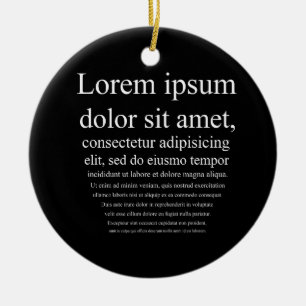Lorem Ipsum Keramisch Ornament
