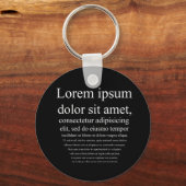 Lorem Ipsum Sleutelhanger (Voorkant)